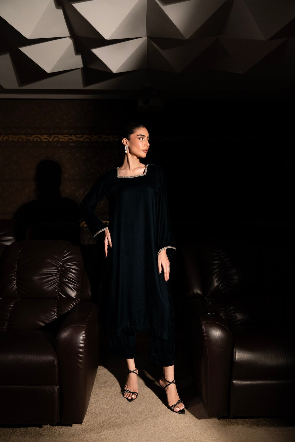 Whimsical Teal Attire | Velvet