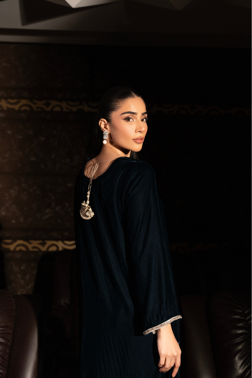 Whimsical Teal Attire | Velvet