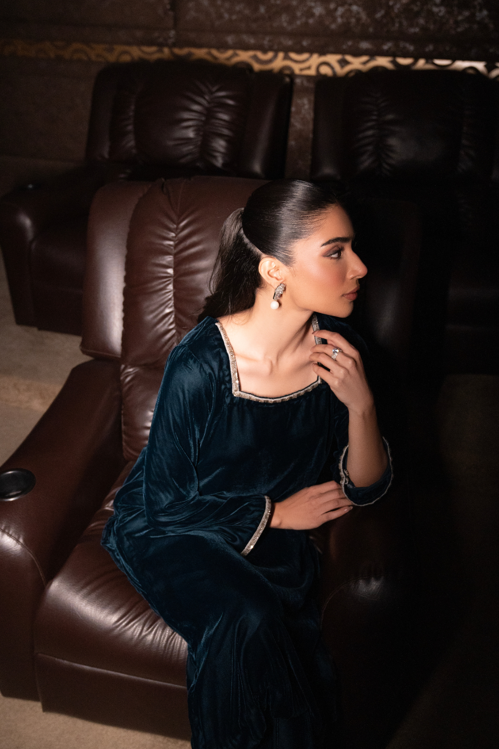 Whimsical Teal Attire | Velvet