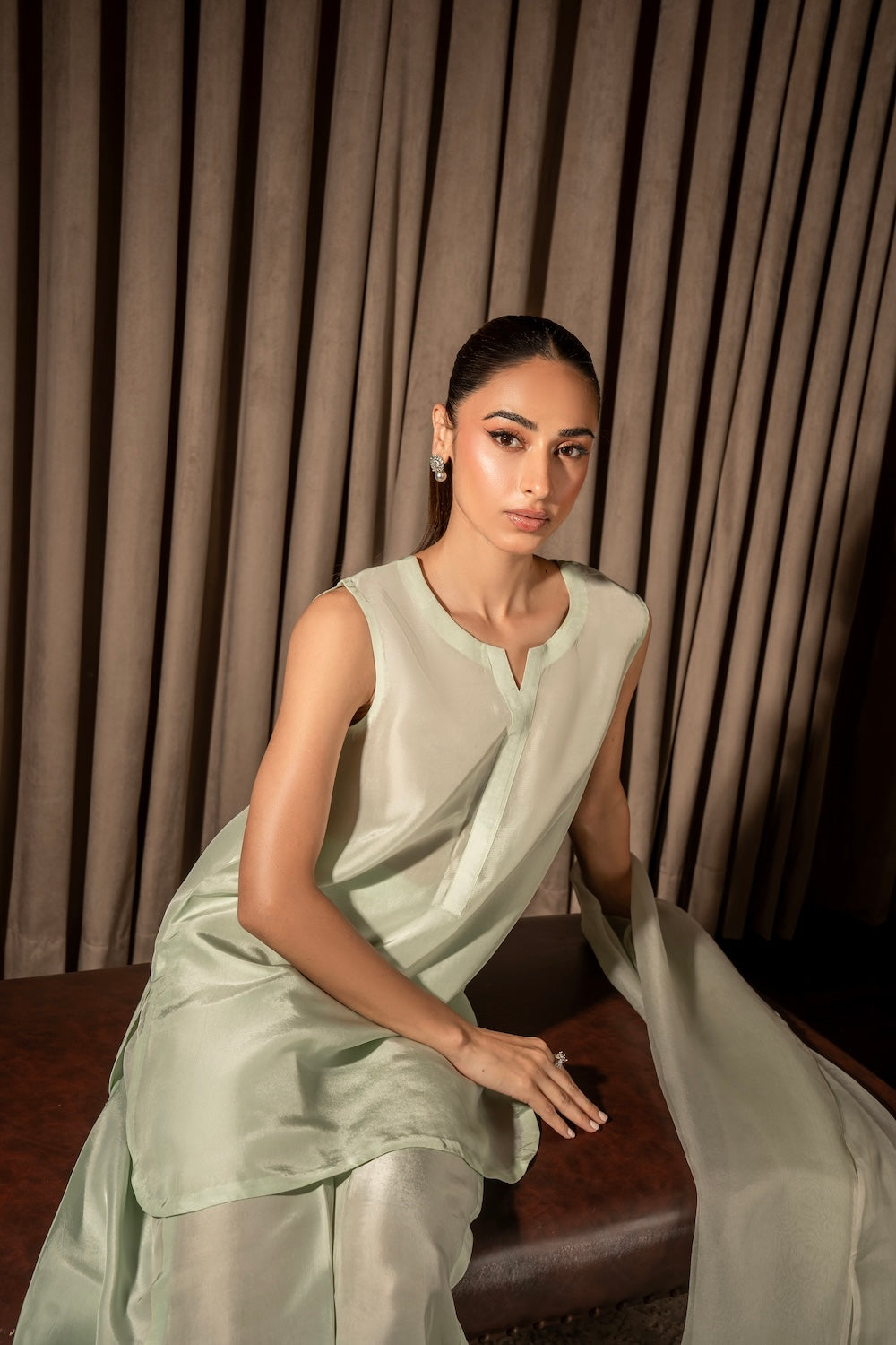 Hepburn Mint Formal | Tussle Silk